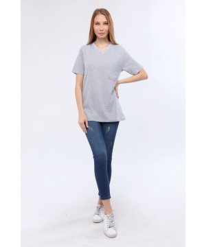30/1 Jersey V Neck T-shirt | %100 Cotton | Single Pocket 