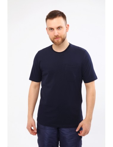 30/1 Jersey Zero Neck T-shirt | Single Pocket | %100 Cotton