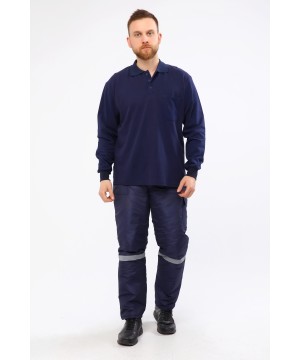 Polo Neck Summer Sweatshirt | %100 Cotton | Single Pocket | Pique Weave