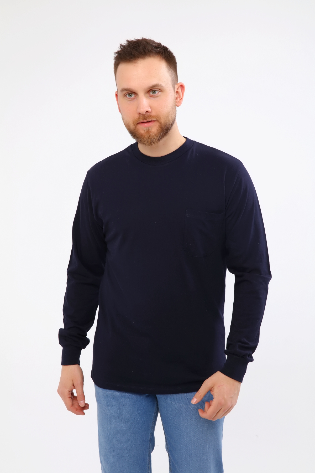 30/1 Jersey Zero Neck Summer Sweatshirt | Single Pocket | %100 Cotton