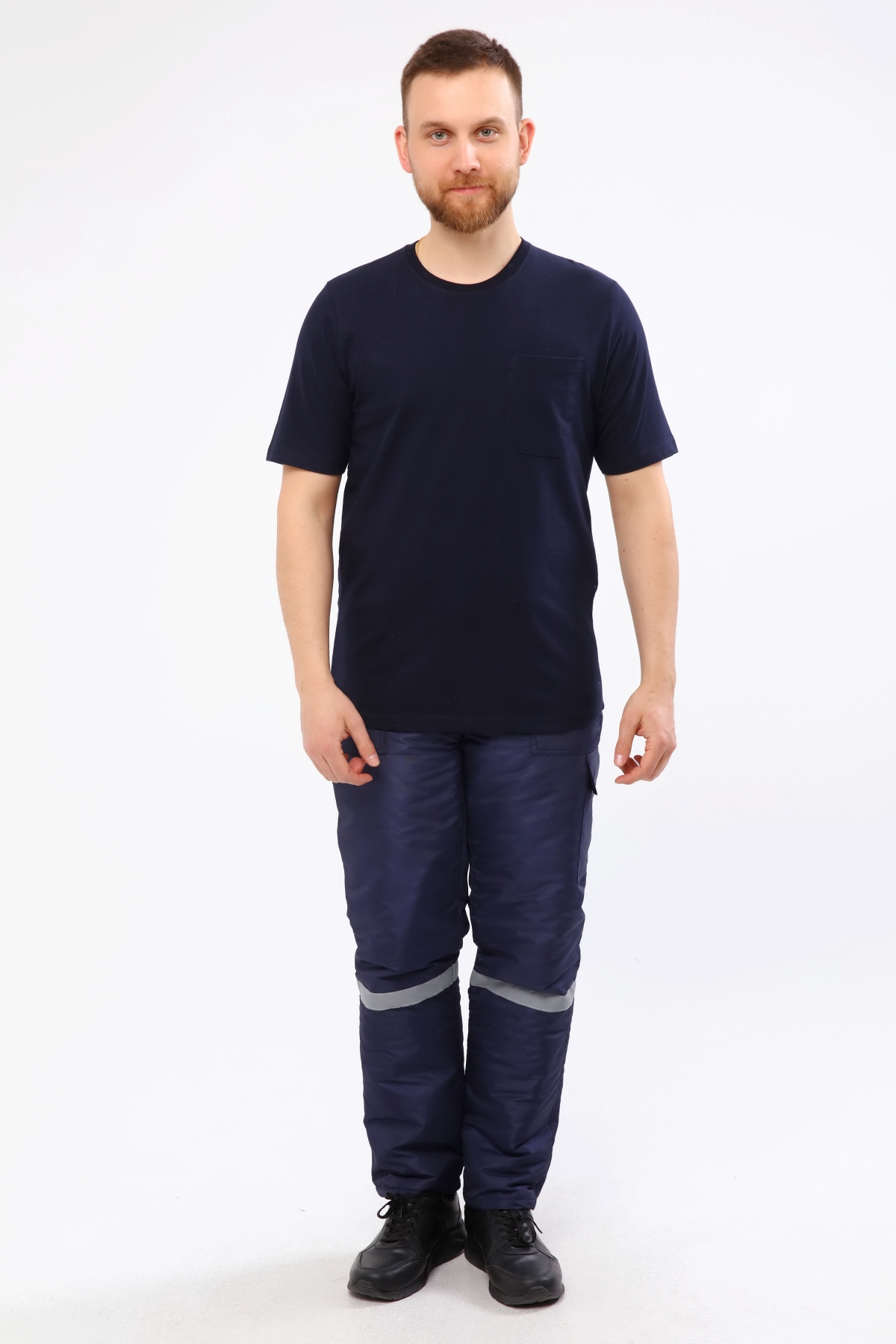 Pique Weave Polo Neck T-shirt | %100 Cotton | Single Pocket